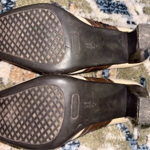 Brown and Black Sole Shoes